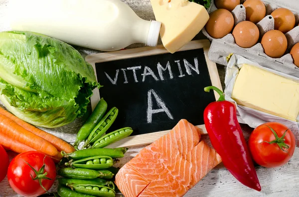 Productos ricos en vitamina A — Foto de Stock