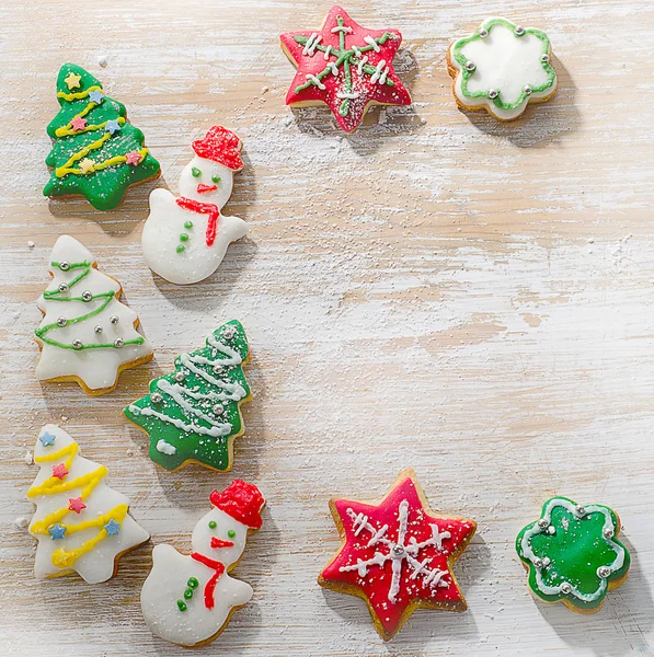 Christmas sweet cookies — Stock Photo, Image