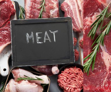 Farklı tip ham mea kolajı