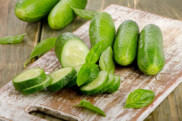 Fresh cucumbers — Stock Photo, Image