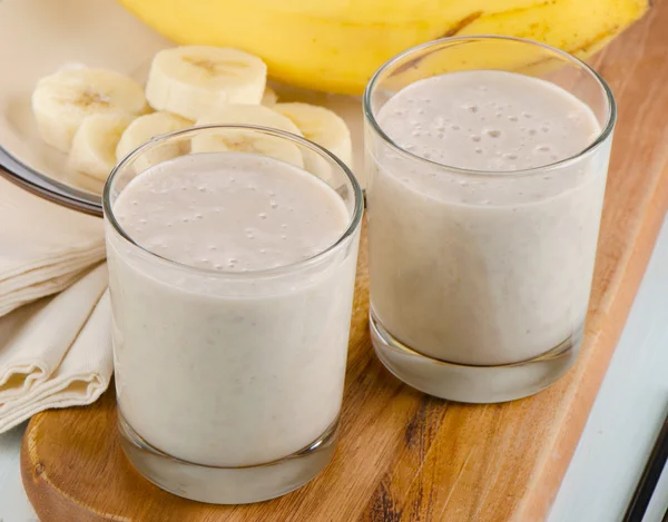 Bananen-Smoothie — Stockfoto