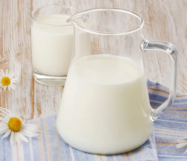 Krug und Milch — Stockfoto