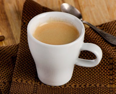 Bir fincan espresso kahve. 