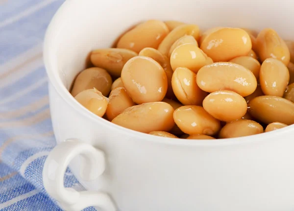 White beans in bowl — Stock Photo, Image