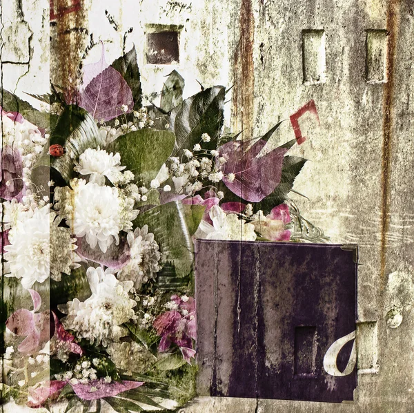 Strauß frischer Blumen — Stockfoto