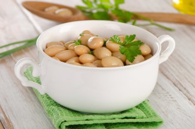 Fasulye taze maydanoz ile