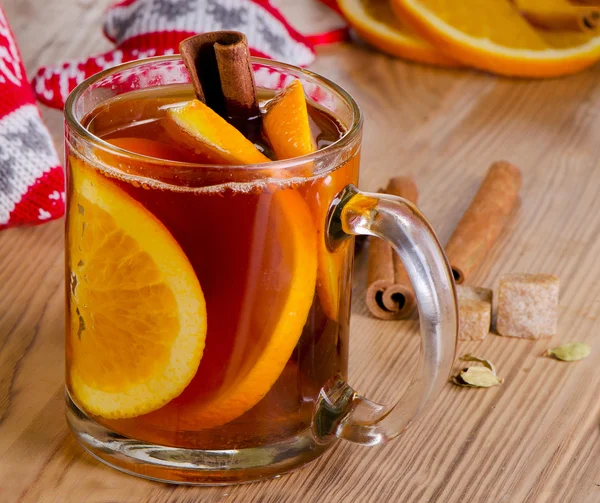 Baharat ile Noel çay — Stok fotoğraf