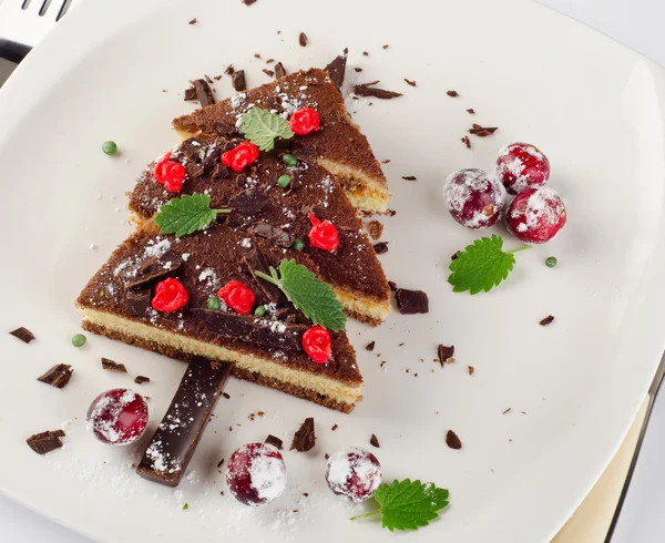 Doux gâteau de Noël — Photo