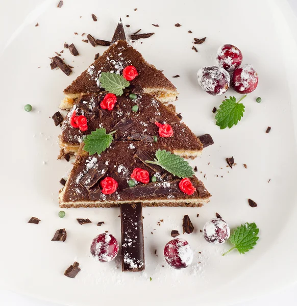 Bolo de Natal doce — Fotografia de Stock