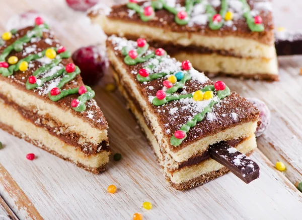 Gâteau doux de Noël — Photo