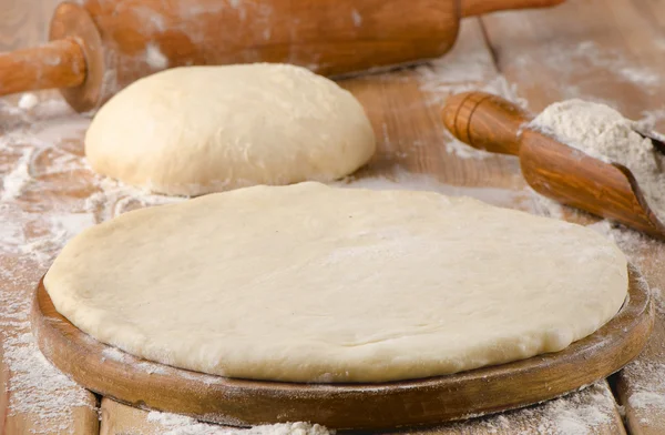 Pizza dough — Stock Photo, Image