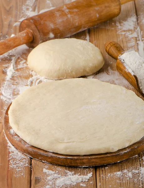 Pizza dough — Stock Photo, Image