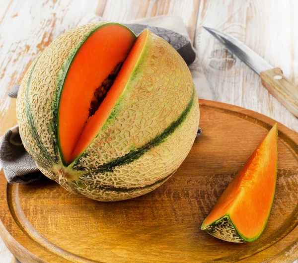 Dojrzały melon — Zdjęcie stockowe