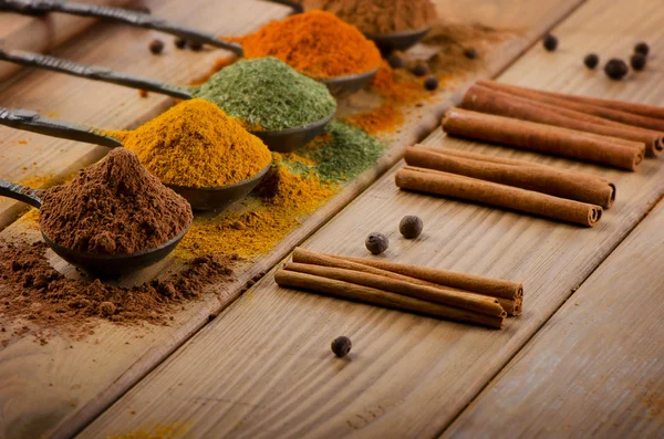 Dried spices and chilli . — Stock Photo, Image