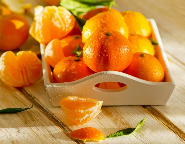 Mandarinas jugosas frescas — Foto de Stock