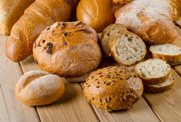 Baked loafs of bread — Stock Photo, Image