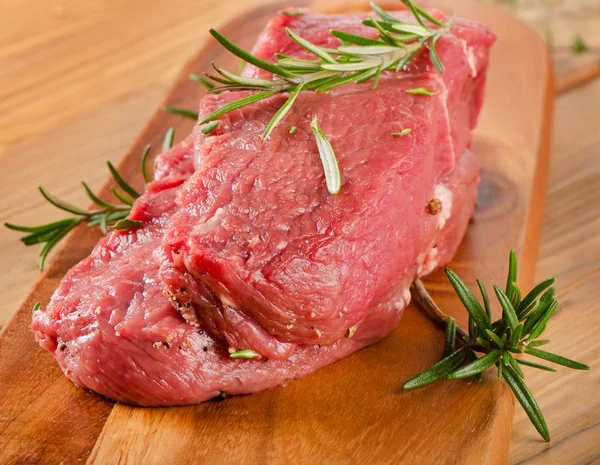 Nyers hús steak — Stock Fotó