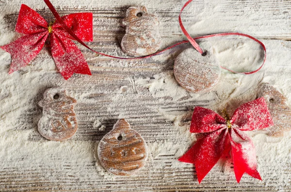 Biscoitos de gengibre de Natal — Fotografia de Stock