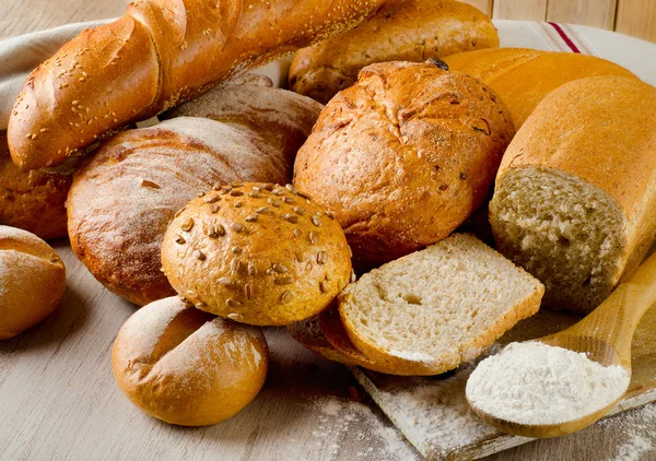 Fresh natural bread — Stock Photo, Image