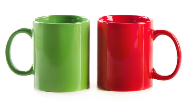 Set of colorful mugs — Stock Photo, Image