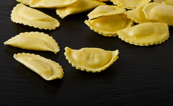 Raw cheese ravioli — Stock Photo, Image