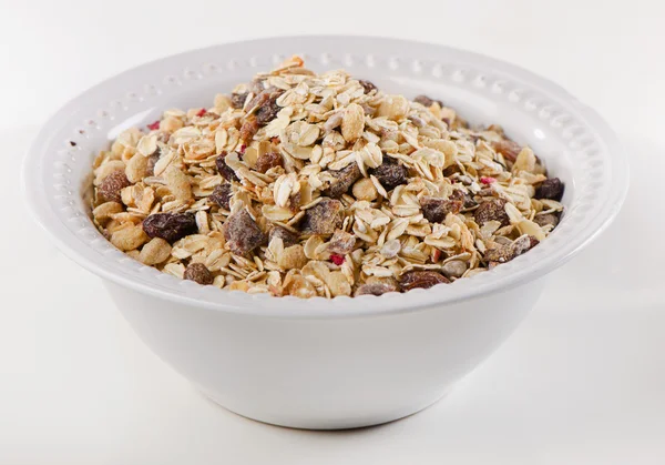 Muesli for breakfast in a bowl — Stock Photo, Image