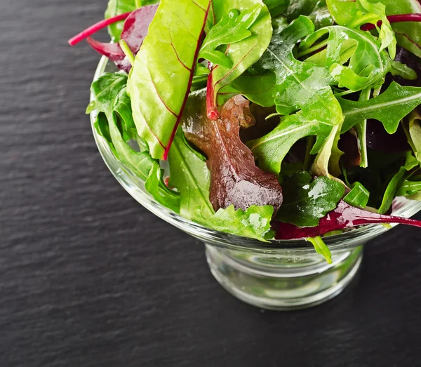 Salada verde saudável fresca — Fotografia de Stock