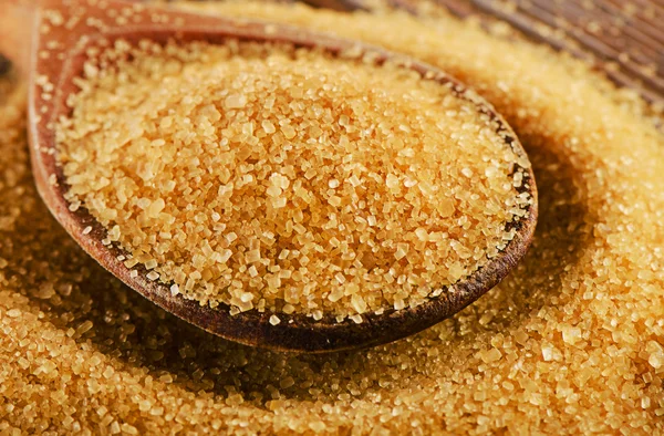 Raw Organic Cane Sugar — Stock Photo, Image