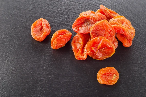Heap of dried apricots — Stock Photo, Image