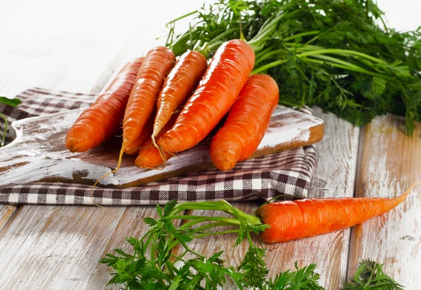 Bunch of fresh carrots — Stock Photo, Image