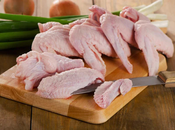 Raw chicken wings — Stock Photo, Image