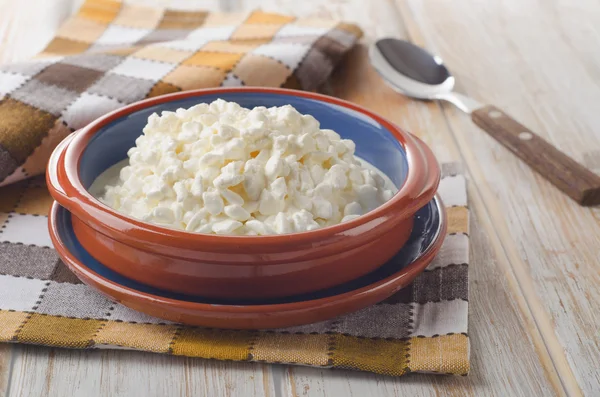 Queso cottage fresco — Foto de Stock