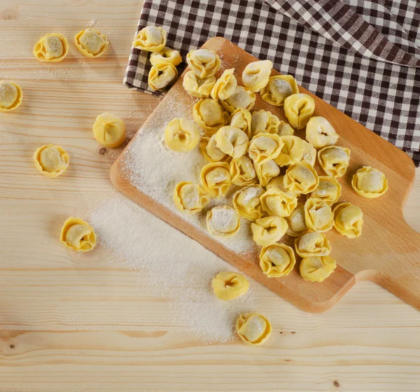 Uncooked italian Ravioli — Stock Photo, Image