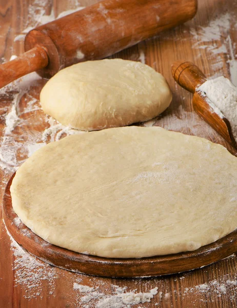 Pizza dough — Stock Photo, Image