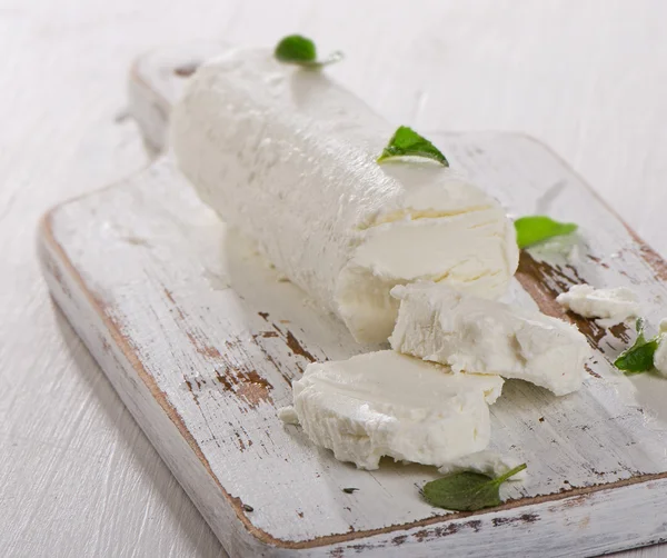 Goat cheese with herbs — Stock Photo, Image