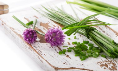 taze yeşil chives