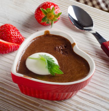 ev yapımı çikolata mousse