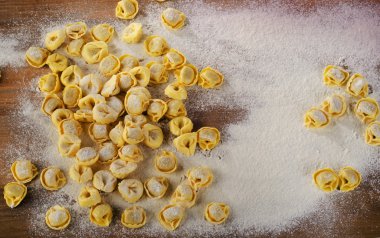 Taze yapılmış mantı