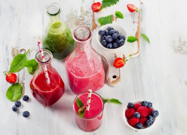 Sağlıklı taze smoothies