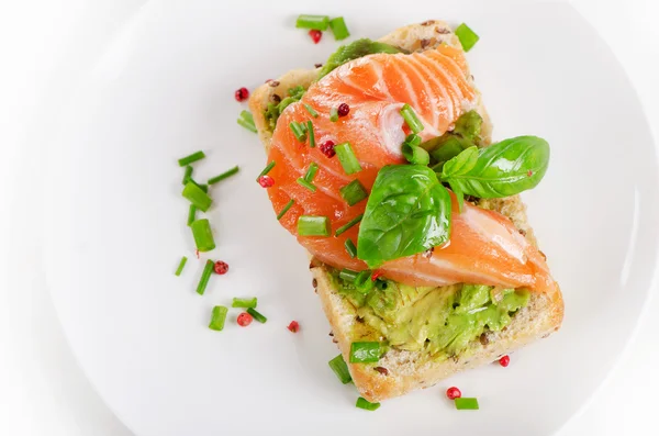 Healthy Cereal Sandwich — Stock Photo, Image