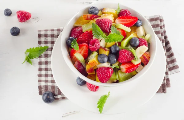 Salad with fruits and berries. — Stock Photo, Image