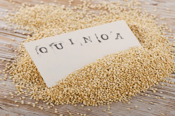 Μεγέθυνση της τους σπόρους quinoa — Φωτογραφία Αρχείου