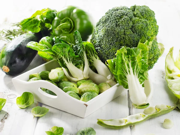 Fresh green vegetables — Stock Photo, Image