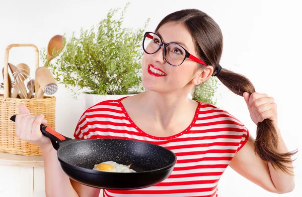 Portrait of young happy woman — Stock Photo, Image