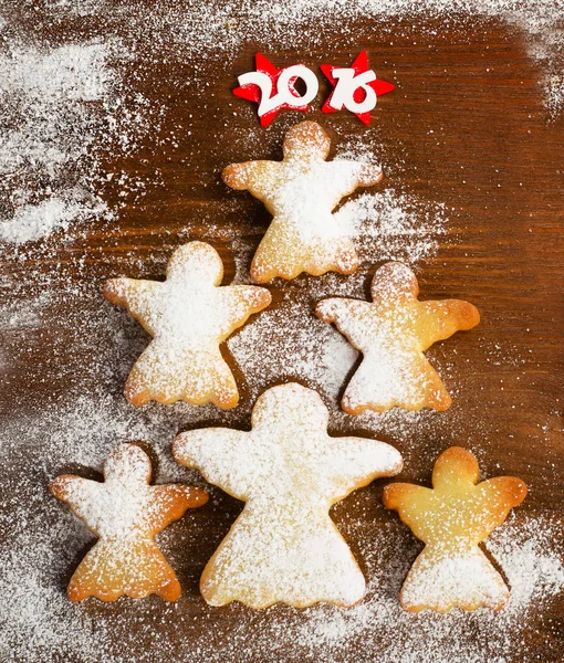 Biscotti angelo fatti in casa — Foto Stock