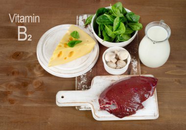 Ahşap kurullarında B2 vitamini yiyecek