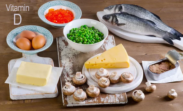 Gesunde Ernährung mit Vitamin D. — Stockfoto