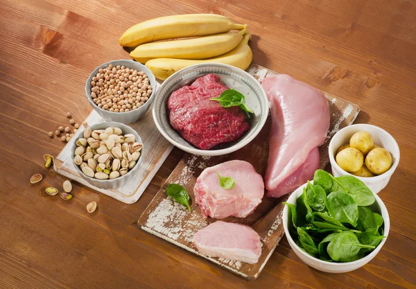 Products Highest in Vitamin B6 — Stock Photo, Image