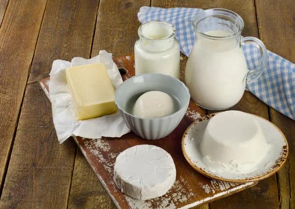 Fresh Dairy products — Stock Photo, Image