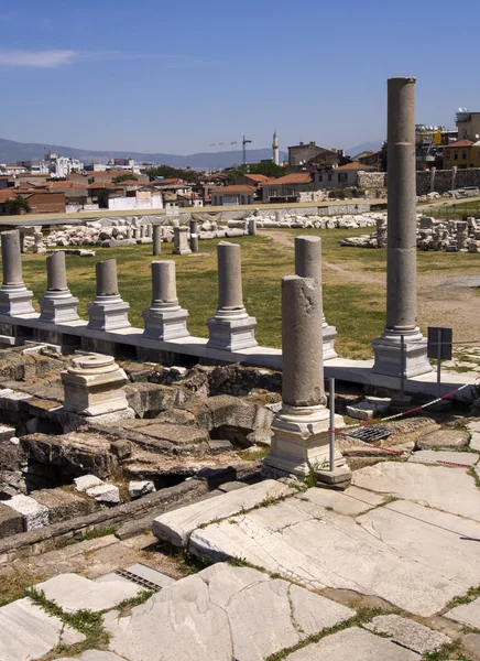 Rovine della città antica Smirne — Foto Stock